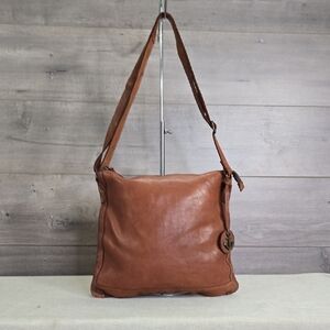 Harbour 2nd Brown Leather Crossbody Shoulder Bag Purse Handbag